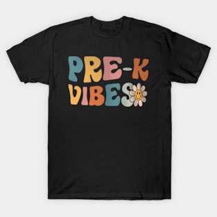 Pre-K  Pre Kergarten Team Retro 1st Day of School T-Shirt